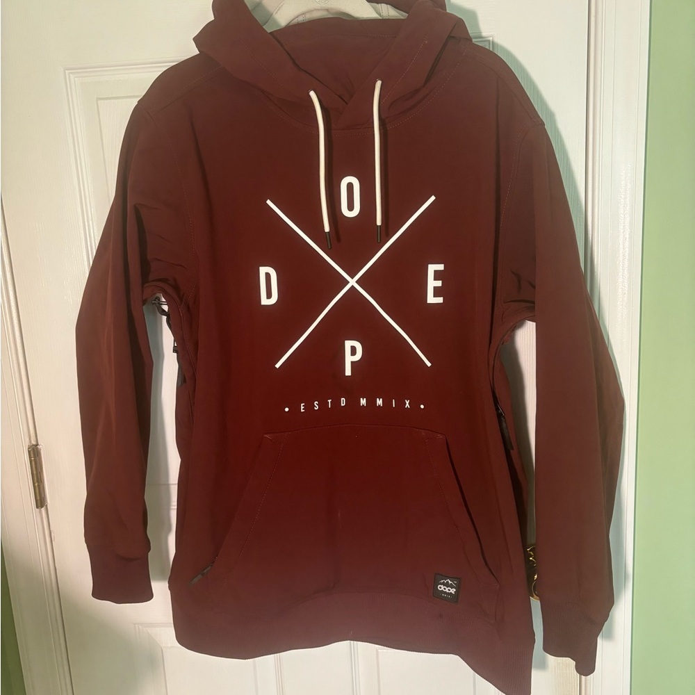 DOPE Yeti Maroon Snowboard Jacket